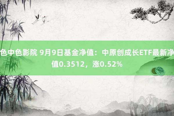 色中色影院 9月9日基金净值：中原创成长ETF最新净值0.3512，涨0.52%