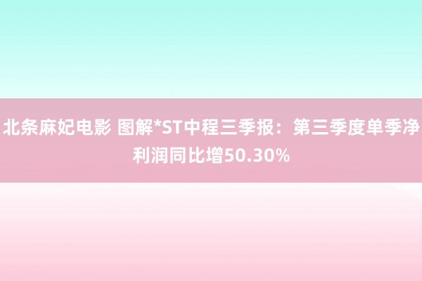 北条麻妃电影 图解*ST中程三季报：第三季度单季净利润同比增50.30%