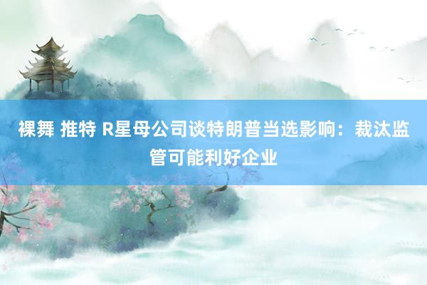 裸舞 推特 R星母公司谈特朗普当选影响：裁汰监管可能利好企业